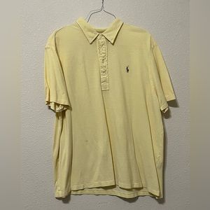 Polo Ralph Lauren knit oxford Polo Sz. XXL. Shirt has small stain